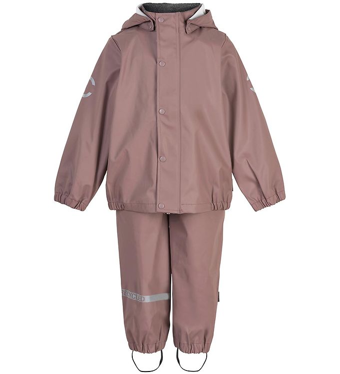 Rosa Mikk Line Regntøj Seler Recycled Burlwood - Mikk-line Regntøj  - 5715073211004