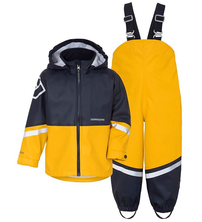 Gul Didriksons Regntøj Seler Waterman Oat Yellow Navy - Didriksons Regntøj  - 7332627942375