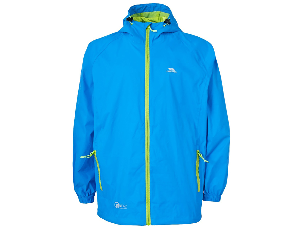 Trespass Qikpac Regnjakke Unisex Cobolt Xxs - Trespass Regntøj  - 5045274319187