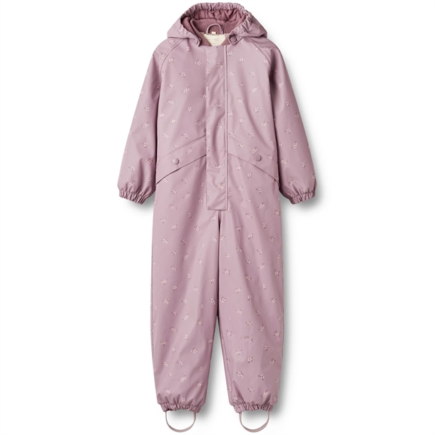 Wheat Termo Regndragt Aiko Soft Lilac Flowers - Wheat Regntøj