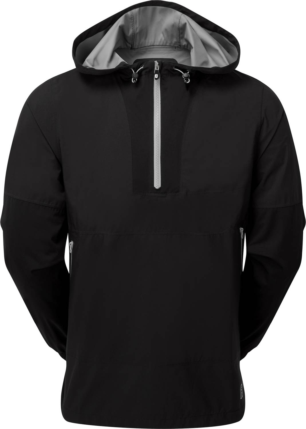 Sort Footjoy Hydrolite Hoodie 2024 Herre Regnjakke Black Str - Footjoy Regntøj  - 0196665651494