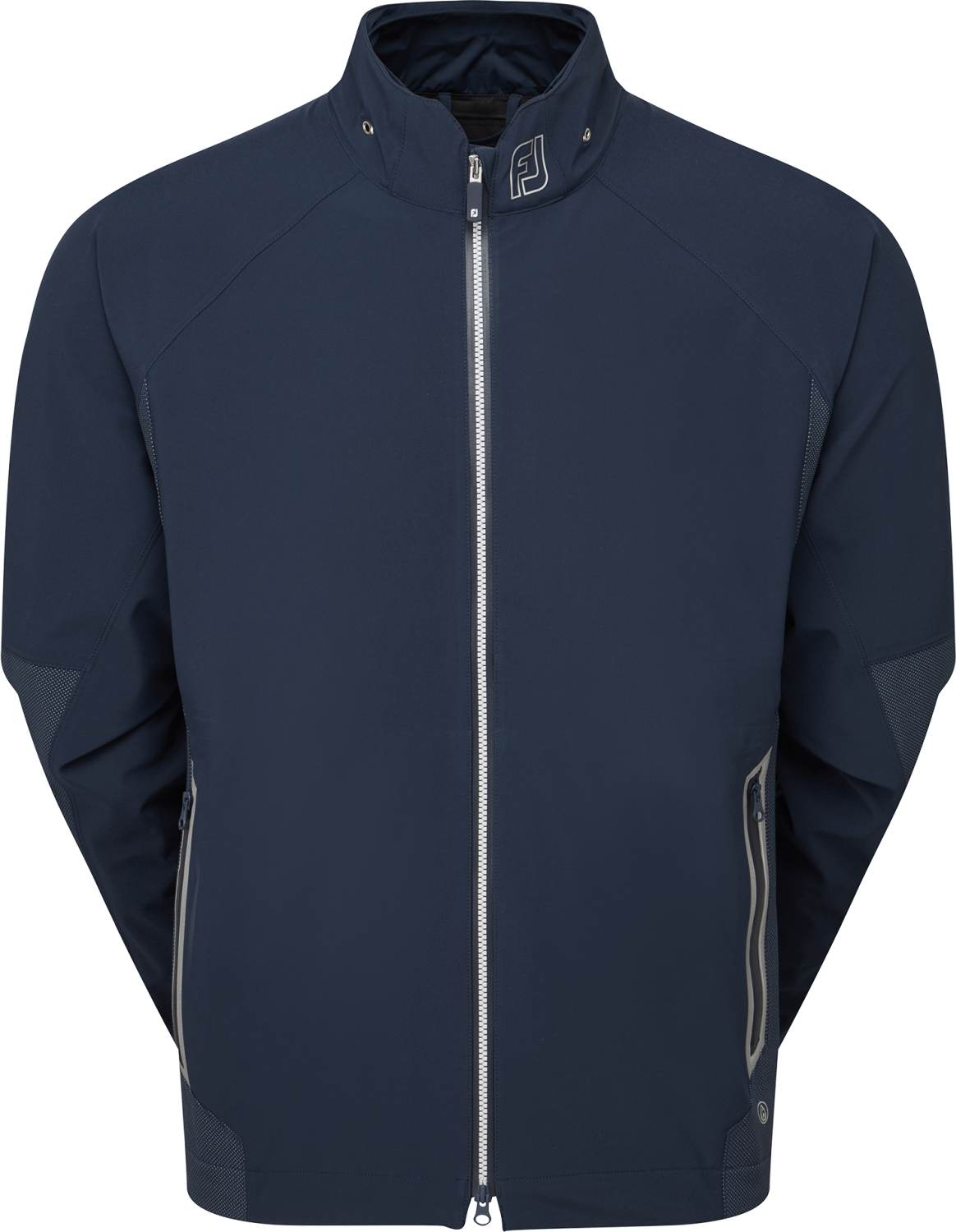 Navy Footjoy Hydrotour 2024 Herre Regnjakke Str - Footjoy Regntøj  - 0196665651340