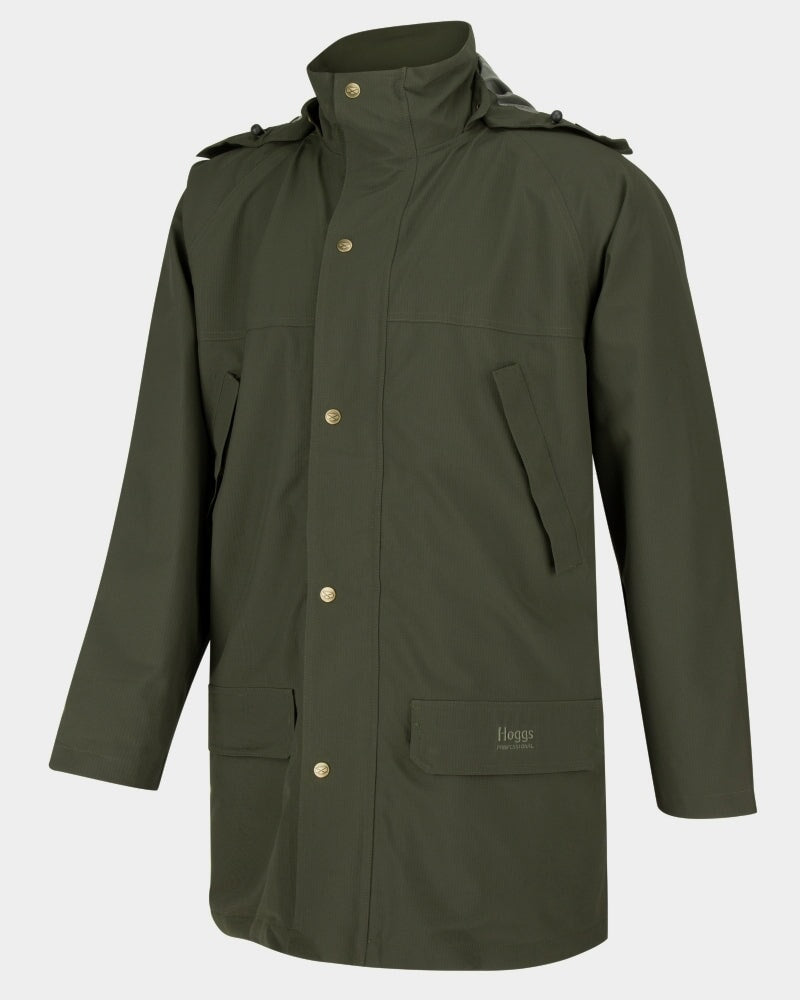 Grøn Green King Professional Regnjakke Mørk Oliven - Hoggs Of Fife Regntøj