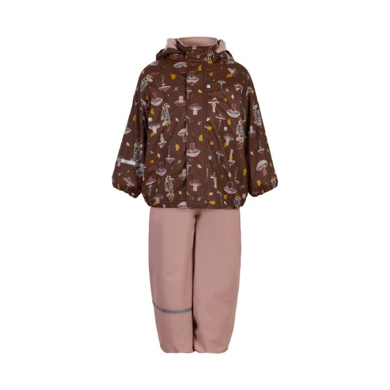 Misty Rose Celavi Regntøj Med Fleece 130 - Celavi Regntøj  - 5714625460945