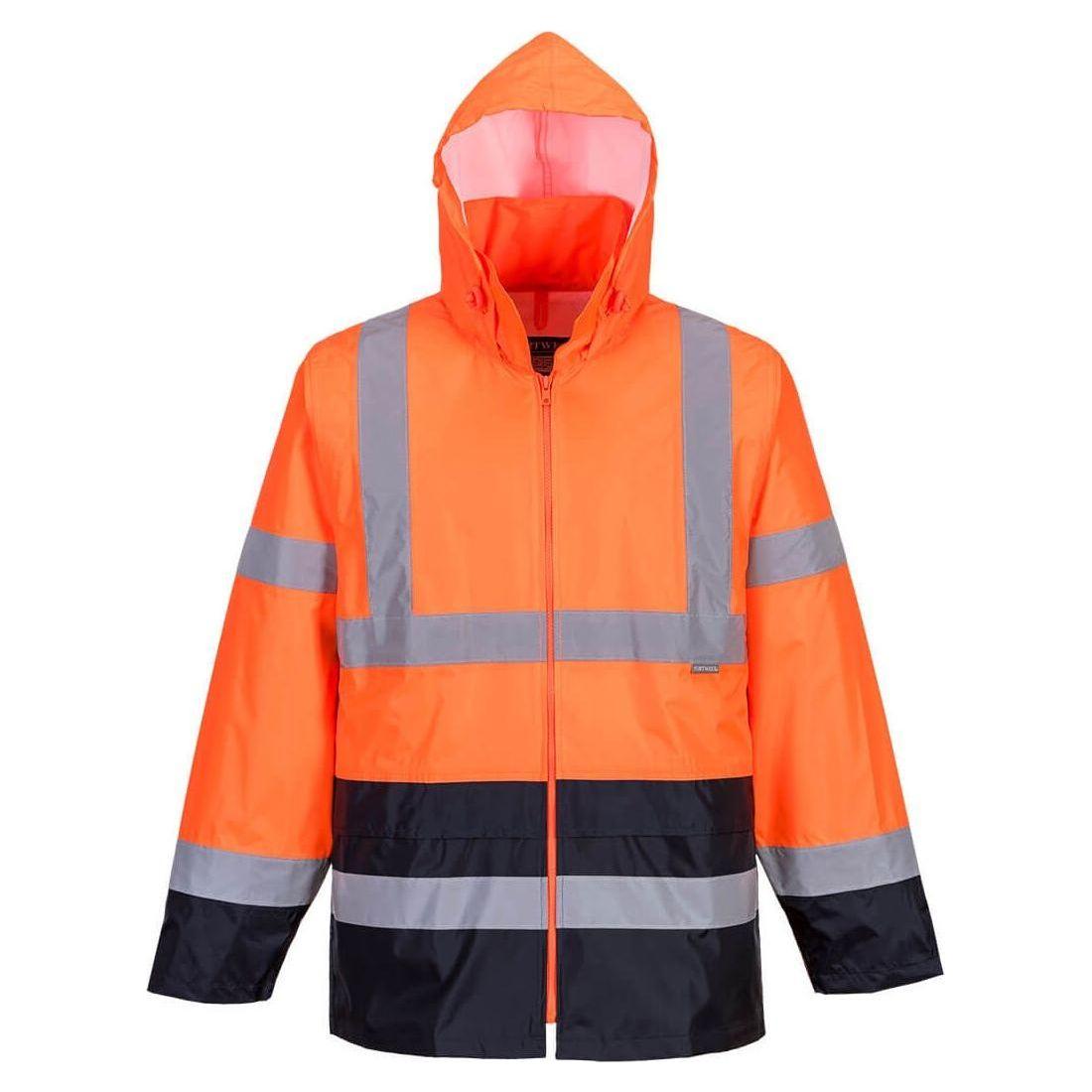 Portwest Vis Klassisk Kontrast Regn Jakke H443 - Portwest Regntøj  - 5036108247974