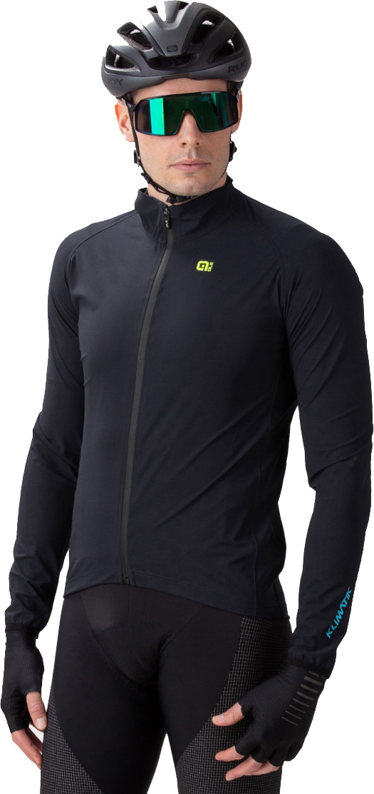 Sort Al Klimatik Guscio Racing Regnjakke Black - Alé Regntøj  - 8055528198892
