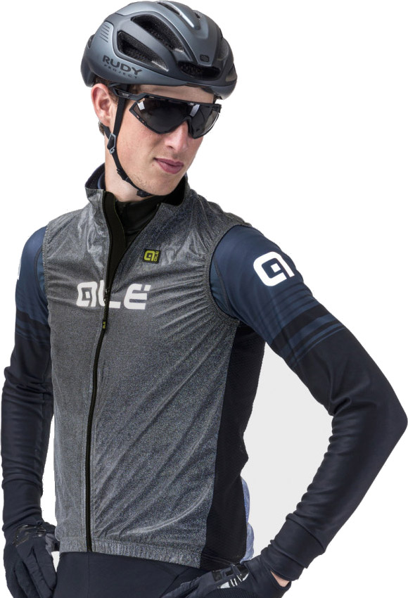 Al Guscio Reflective Vest Refleks - Alé Regntøj  - 8055528251436