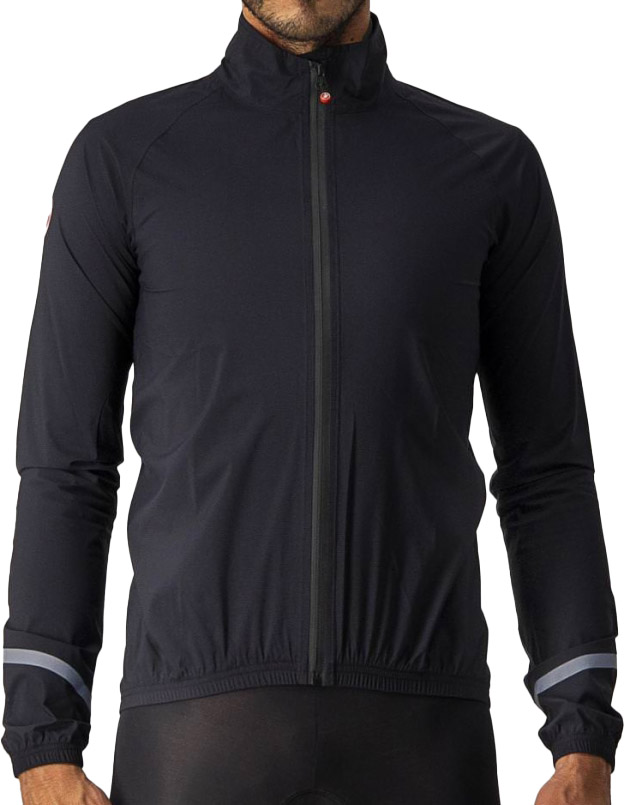 Sort Castelli Emergency Rain Jacket Regnjakke - Castelli Regntøj  - 8050949394182
