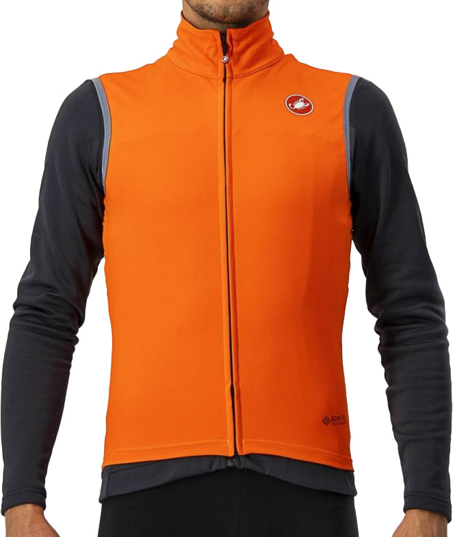 Castelli Perfetto Ros Vest Orange - Castelli Regntøj  - 8055688932558