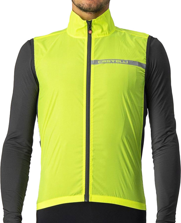 Castelli Squadra Stretch Vest Gul - Castelli Regntøj  - 8050949705247