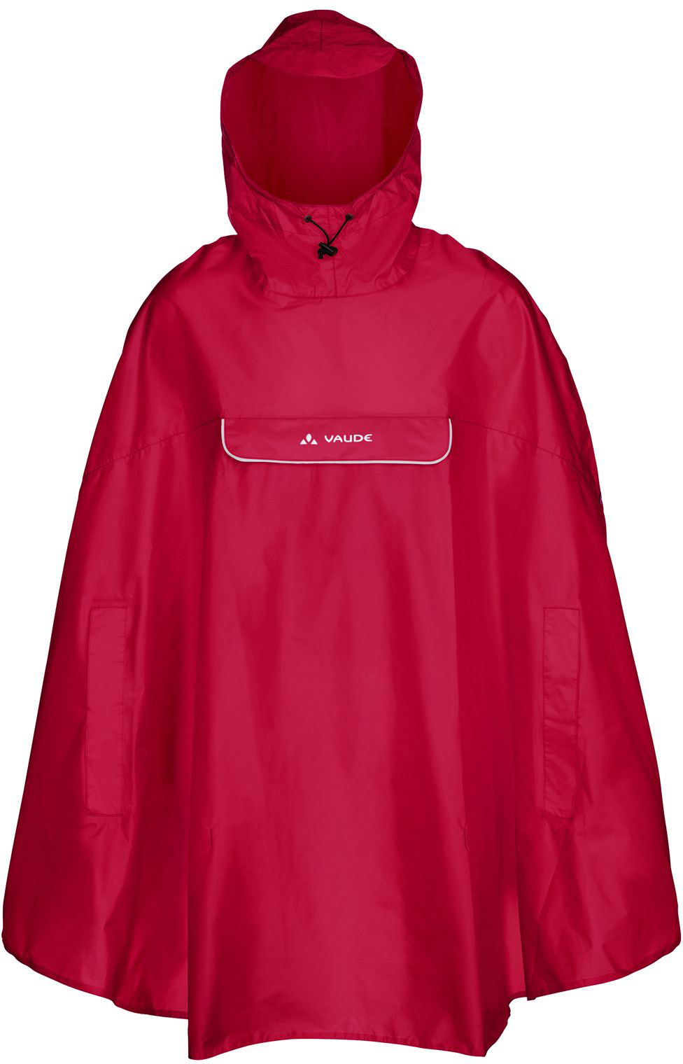Vaude Valdipino Poncho Indian Red - Vaude Regntøj  - 4052285457327