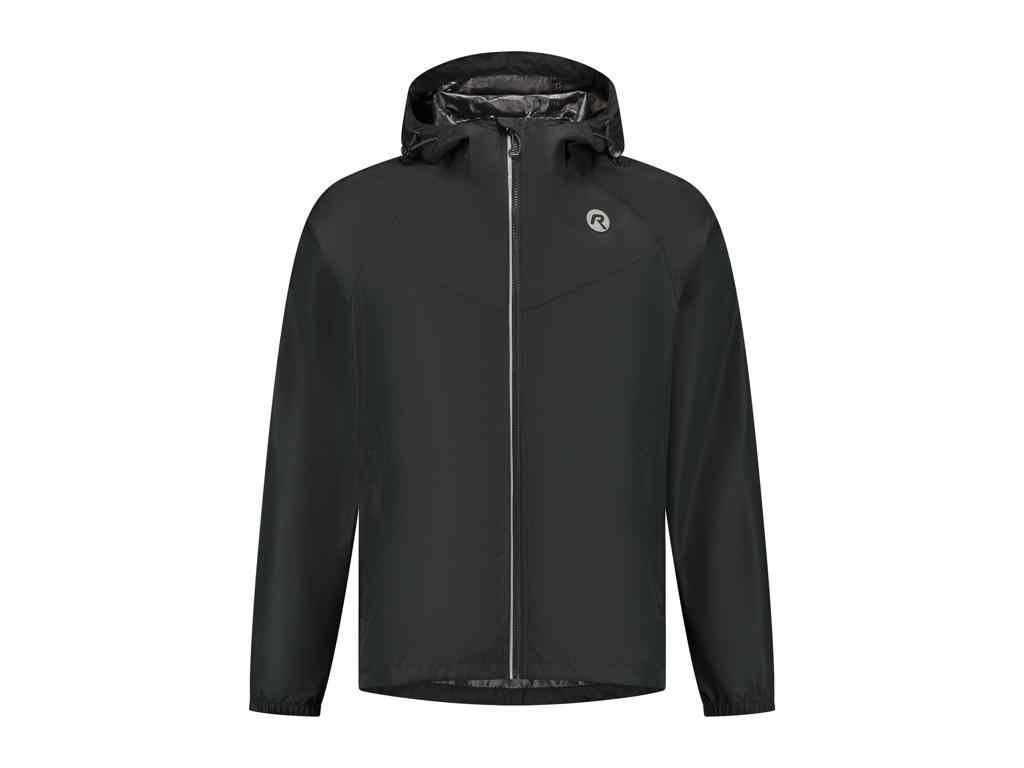 Sort Rogelli Commuter Core Regnjakke Str - Rogelli Regntøj  - 8720567034325