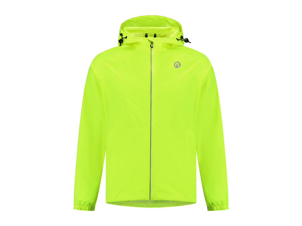 Rogelli Commuter Core Regnjakke Gul Str - Rogelli Regntøj  - 8720567035087