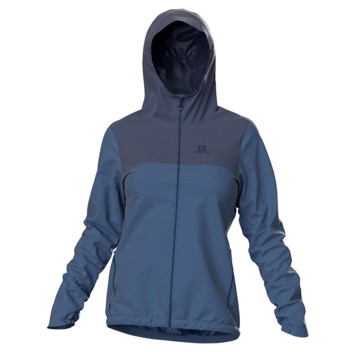Salomon Essential Regnjakke Mood Blå Regntøj Poncho - Salomon Regntøj  - 0193128826598