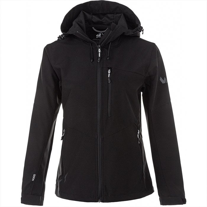 Sort Whistler Pblåa Softshell Damejakke 8000mm Regntøj Poncho - Whistler Regntøj  - 5715041551484