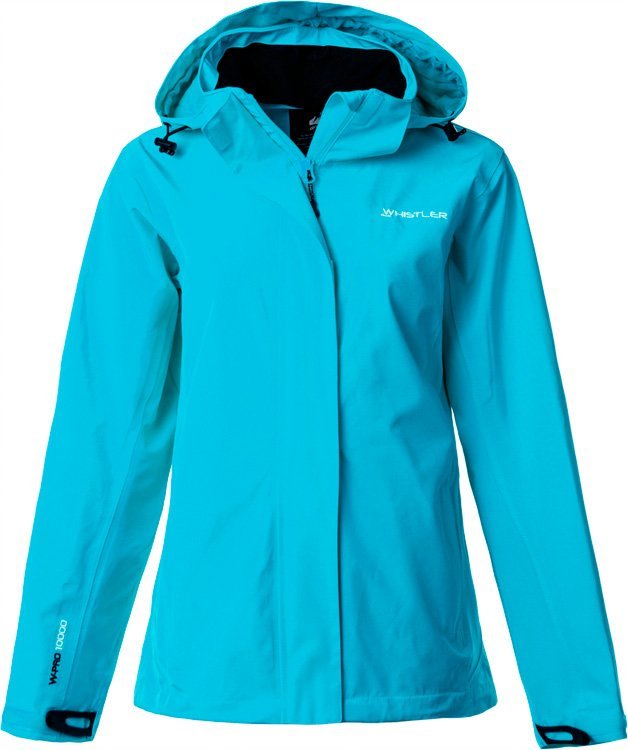 Whistler Wiley Way Stretch Regnjakke Dame Aquarius - Whistler Regntøj