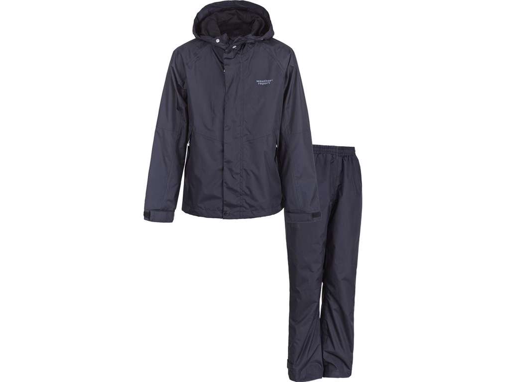 Sort Weather Report Jagger Regnsæt Pro 10000 Junior Str - Weather Report Regntøj  - 5714777833611
