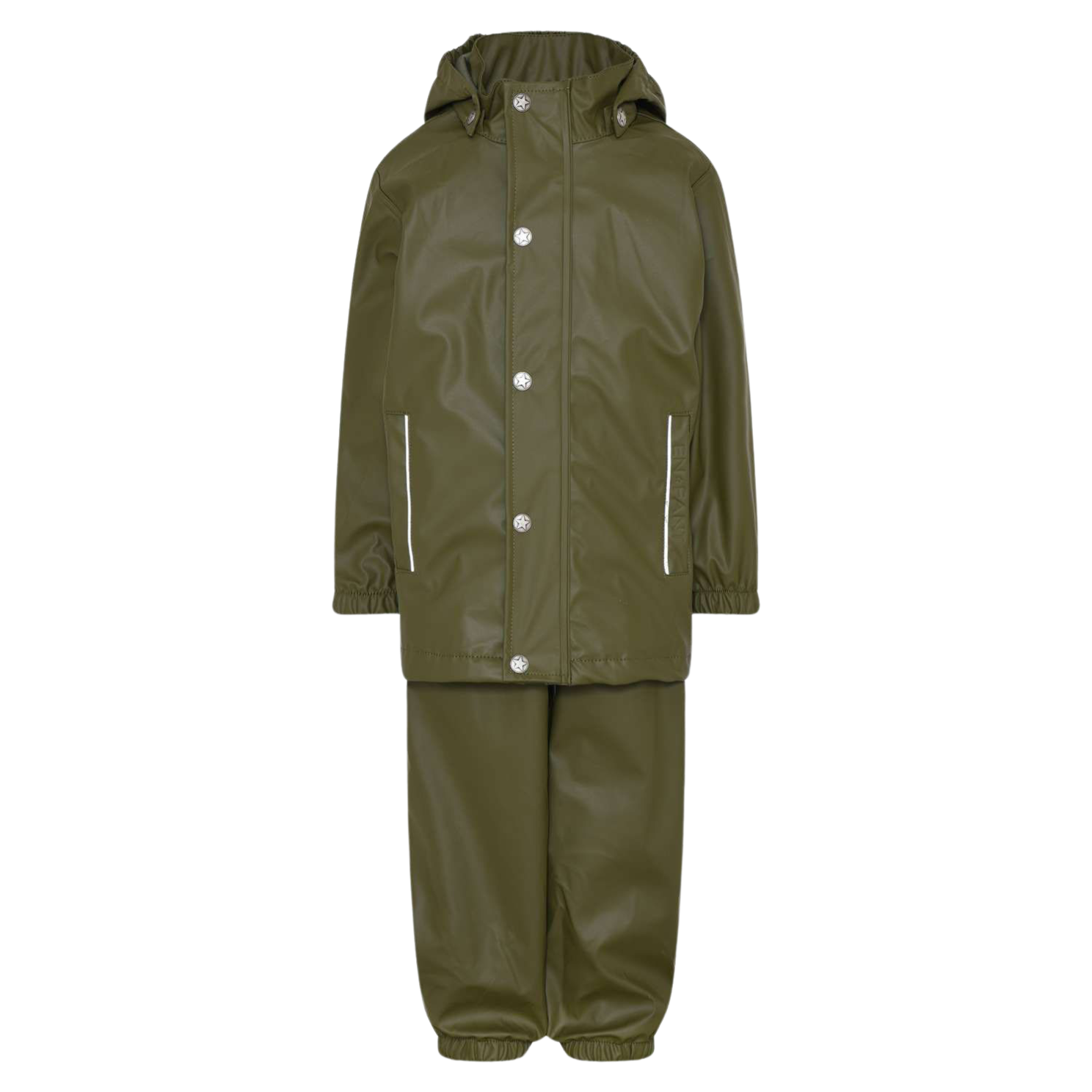 Grøn Fant Børne Regnsæt Ivy Green 128 - En Fant Regntøj  - 5714625788797