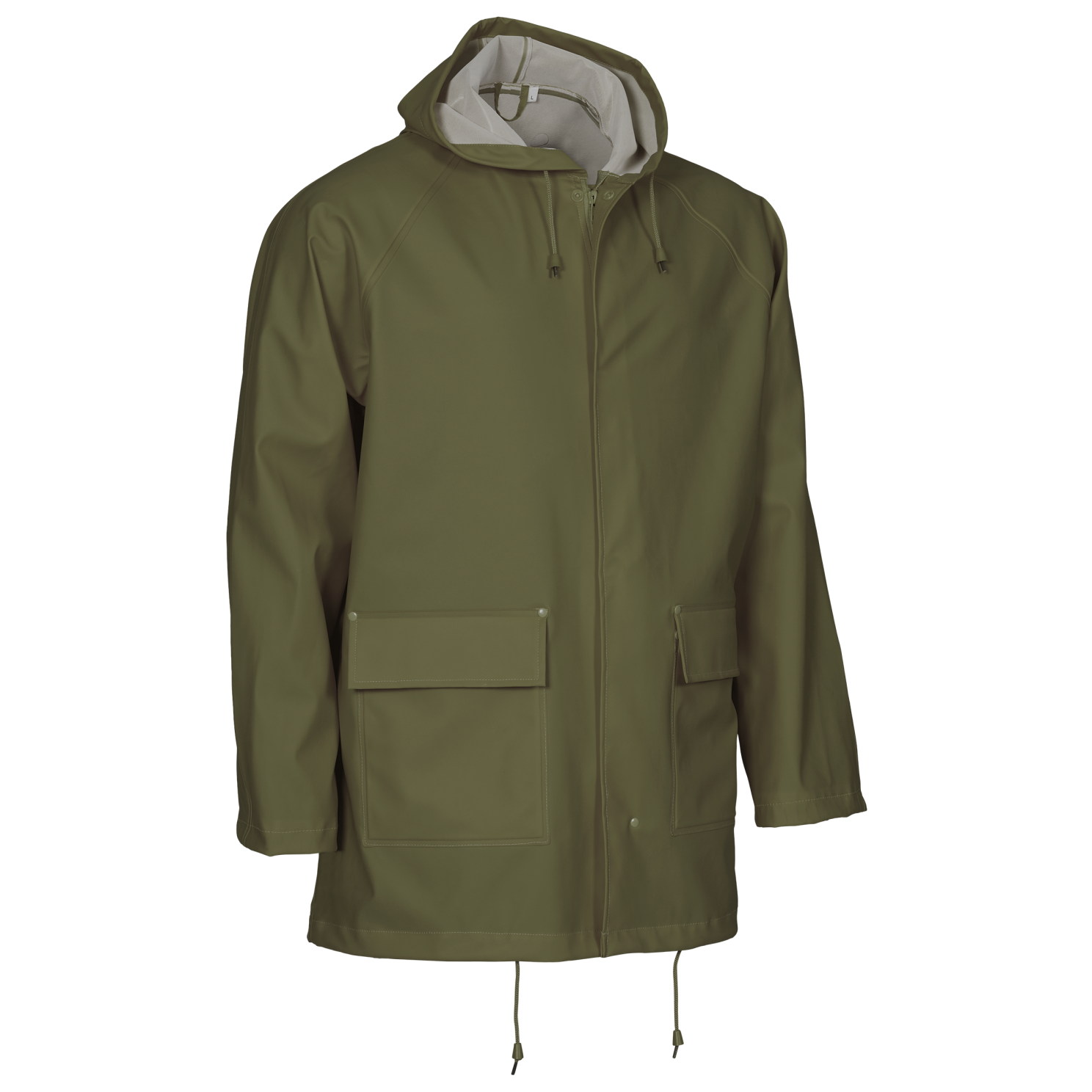 Oliven Elka Elements Unisex Regnjakke 5xl - Elka Regntøj  - 5757151091429
