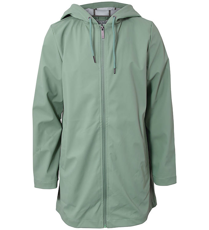 Grøn Hound Regnjakke Dusty Green - Hound Regntøj  - 5711447666036