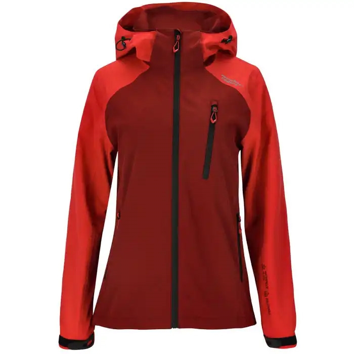 Red Weather Report Brunia Awg Regnjakke Dame 000mm Rococco Rød Regntøj Poncho - Weather Report Regntøj  - 5715182644571