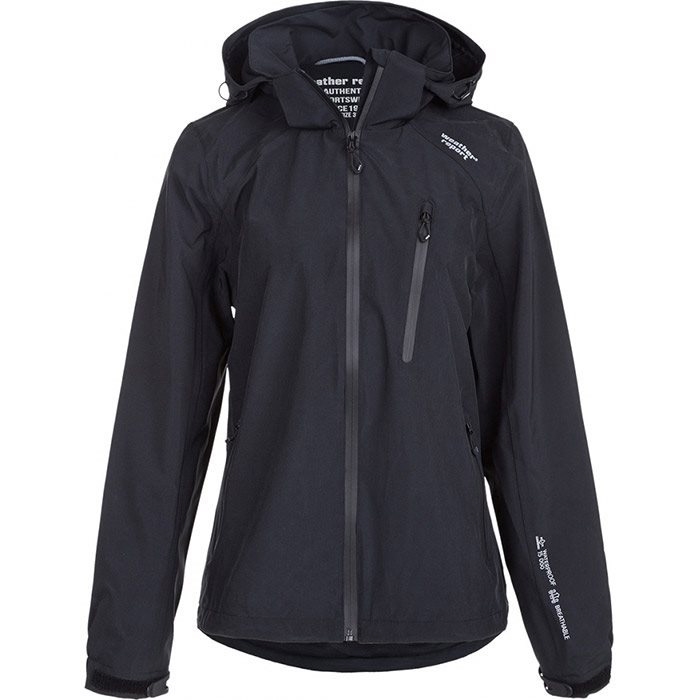 Sort Weather Report Brunia Awg Regnjakke Dame 000mm Regntøj Poncho - Weather Report Regntøj  - 5714522785424