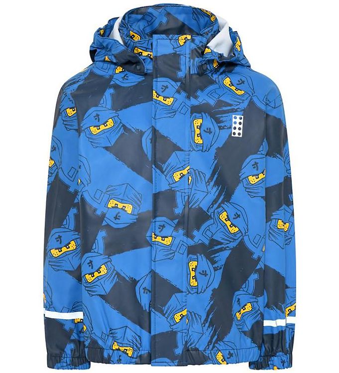 Blå Lego Ninjago Regnjakke Jonathan 103 Ninjaer - LegoÂ® Wear Regntøj  - 5700068231648