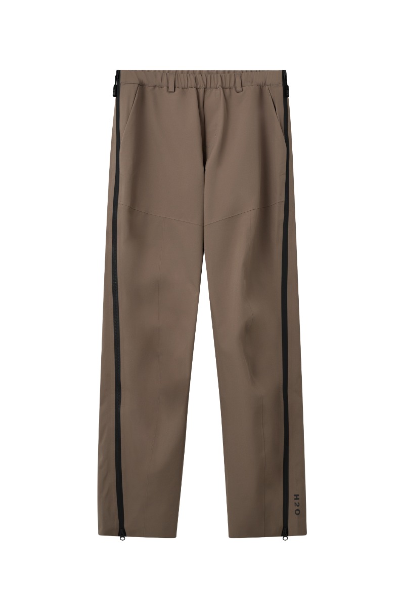 Beige H2o Regnbukser Bornholm Rain Pants Dusty Oak - H2o Regntøj  - 5711891379087