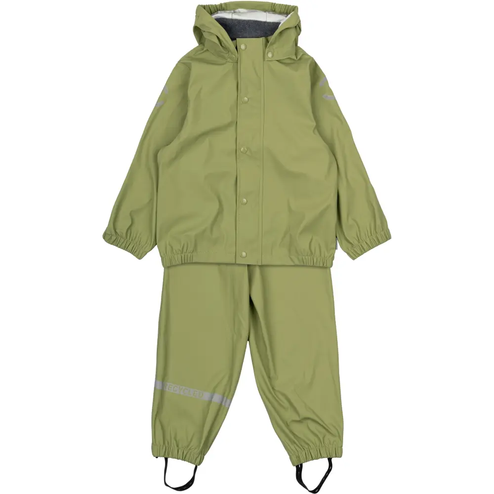 Grøn Regntøj Recycled Sage - Mikk-line Regntøj  - 5715073489748