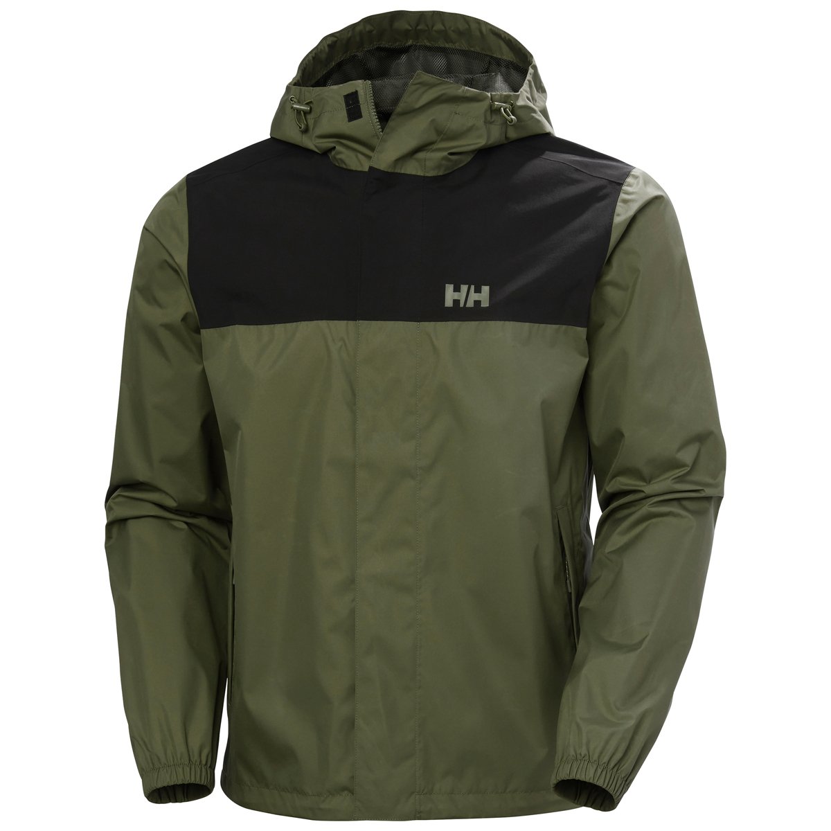 Grøn Helly Hansen Vancouver Regnjakke Herre Utility Green - Helly Hansen Regntøj