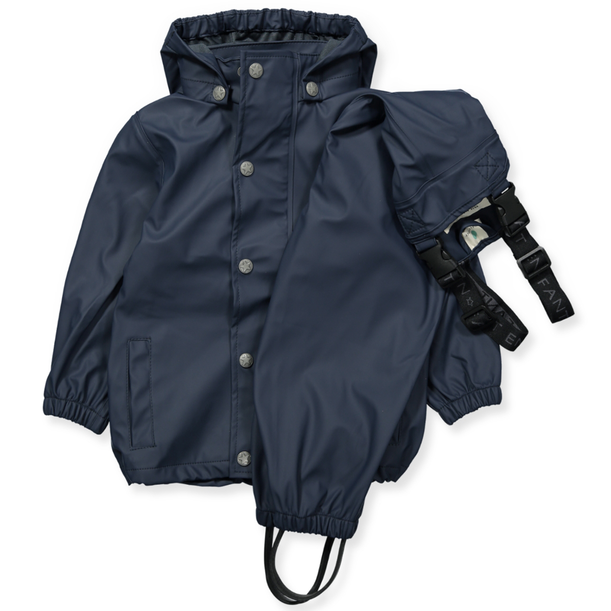 Navy Gummi Regntøj Mdr - En Fant Regntøj  - 5713460722447