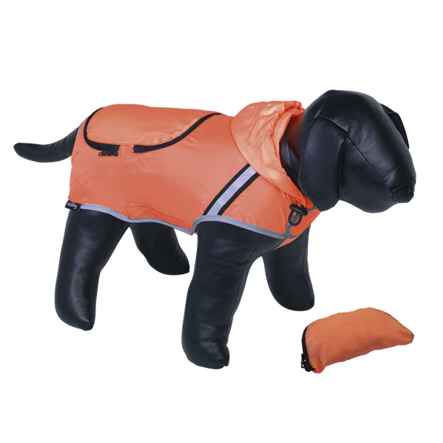 Orange Regnjakke Rainy - Nobby Regntøj  - 4033766645570