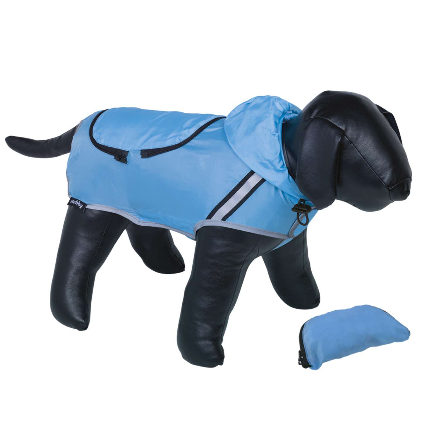 Lyseblå Regnjakke Rainy - Nobby Regntøj  - 4033766645648