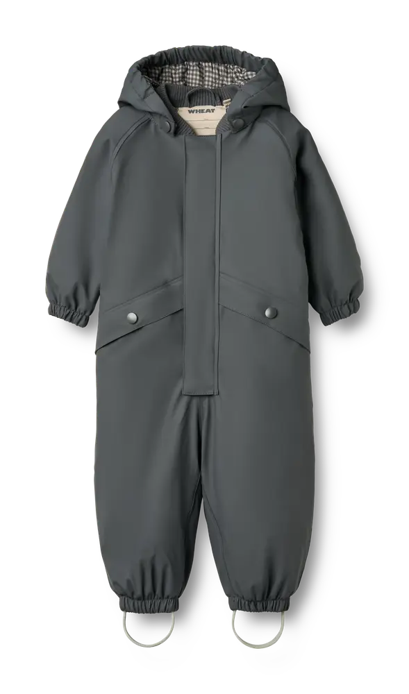 Aiko Termo Regndragt Greyblue Mdr - Wheat Regntøj  - 5715596297820