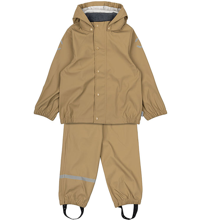 Brun Mikk Line Regntøj Seler Recycled Kelp - Mikk-line Regntøj  - 5715073490874