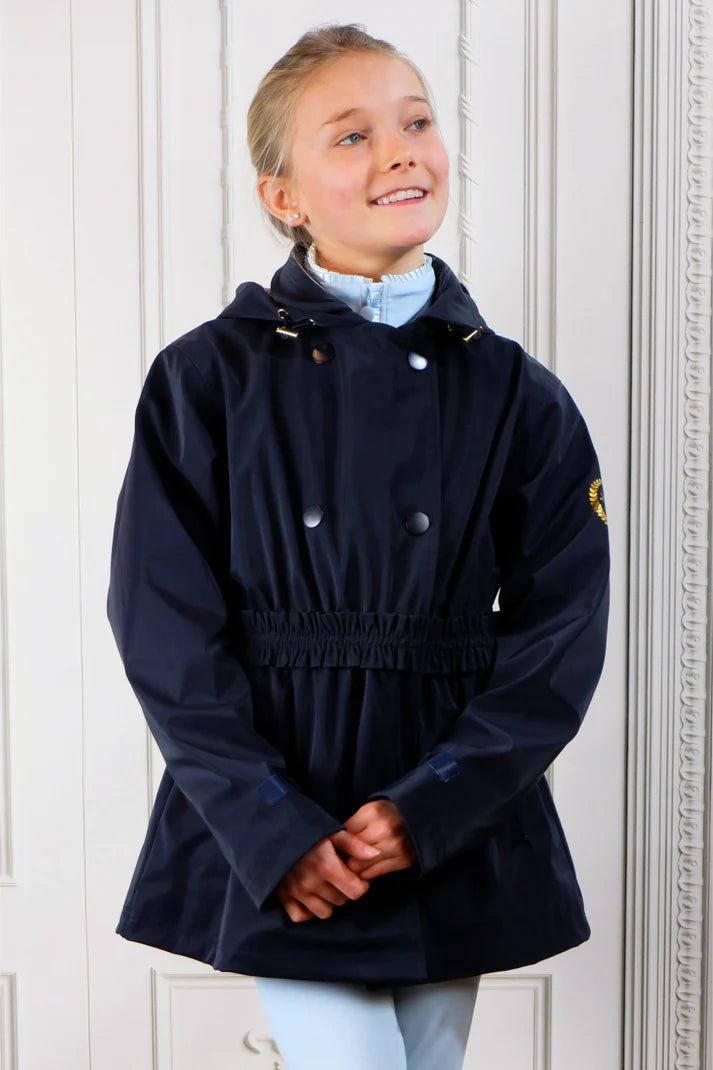 Navy Joline Regnjakke Charlotte 104 110 - Joline Regntøj