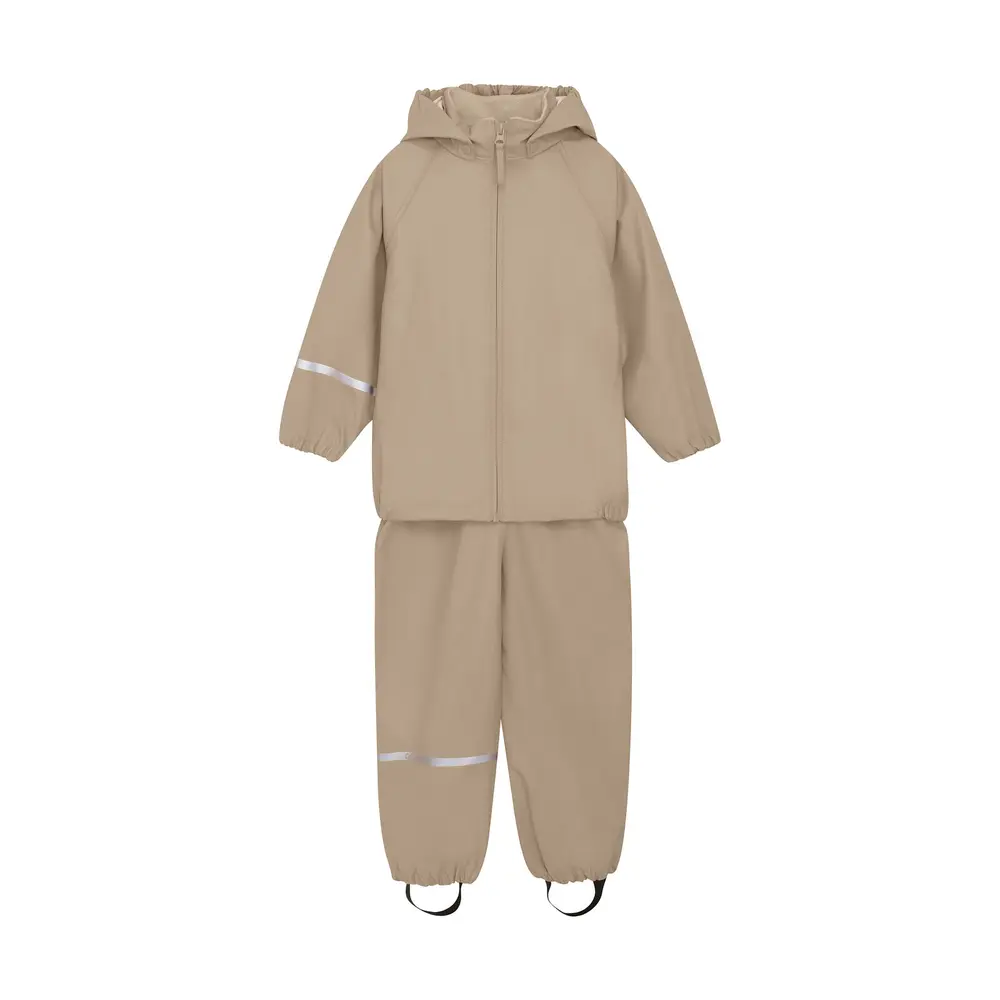 Beige Basis Regnsæt Recycle 2106 - Celavi Regntøj  - 5713438197321