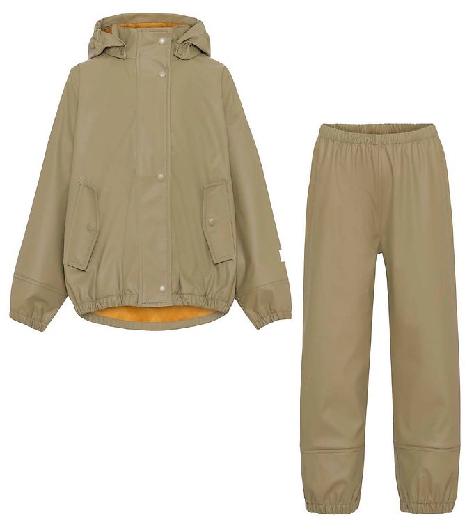 Grøn Molo Regntøj Zet Khaki Green - Molo Regntøj  - 5715084016049