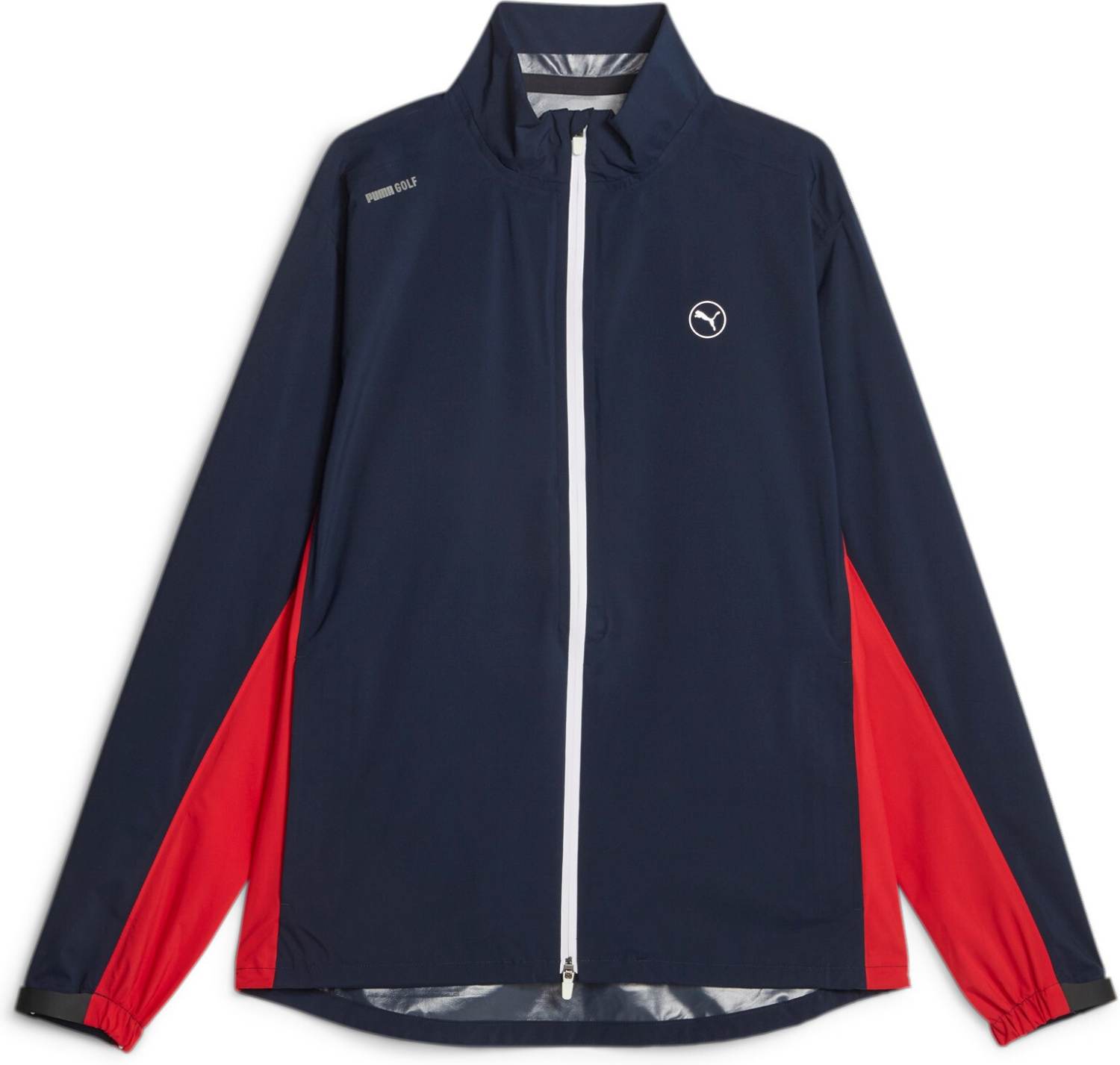 Navy Blazer/Str Puma Drylbl Rain Jacket Herre Regnjakke Navy Blazer Strong Red Str Xxxl - Puma Regntøj  - 4099683614358