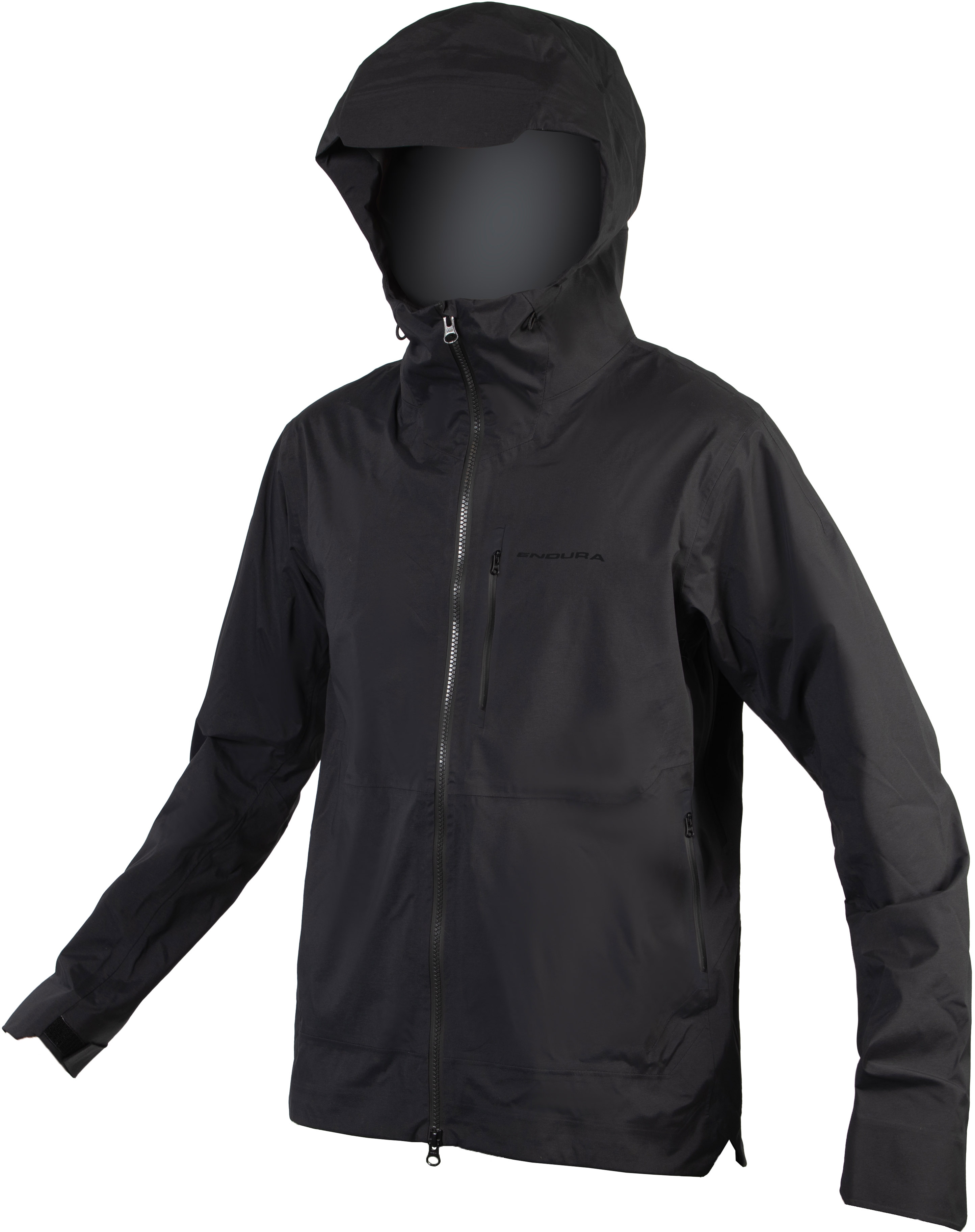 Sort Endura Mt500 Waterproof Jacket Black - Endura Regntøj  - 5055939983462